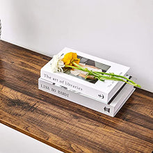 Load image into Gallery viewer, Coavas Folding Wood Console Table with 40 Inches Metal Frame