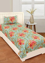 Load image into Gallery viewer, RD TREND Single Bedsheet(Size-60 X 90) with 1 Pillow Cover(Size-18 X 28) Green (Green, Single) - Home Decor Lo