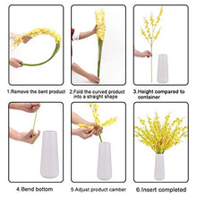 Load image into Gallery viewer, BOMAROLAN Artificial Orchid Silk Fake Flowers Faux Dancing Lady Orchids Stems Flower 10 Pcs Real Touch Home Office Party Hotel Yard Decoration Restaurant Patio Festive Furnishing(White) - Home Decor Lo