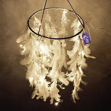 Load image into Gallery viewer, Asian Hobby Crafts Dream Catcher Wall Hanging with LED Lights : Length 30cm : Unicorn - Home Decor Lo