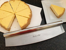 Load image into Gallery viewer, Checkered Chef Pizza Cutter Sharp Rocker Blade With Cover. Heavy Duty Stainless Steel. Best Way To Cut Pizzas And More. Dishwasher Safe. - Home Decor Lo