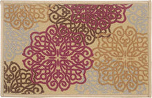 Load image into Gallery viewer, BIANCA Tough-Thin Printed Door Mat with Non-Slip Rubber Backing -3pc Set- (splender) Abstract-Multi - Home Decor Lo