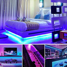 Load image into Gallery viewer, LED Strip Lights, Upgraded 16.4ft RGB Led Light Strips for Room,4096 DIY Colors, RGB Light Strip with Remote,SMD 5050 LEDs, Color Changing Led Light Strips for Bedroom,Indoor Decorations for Home - Home Decor Lo
