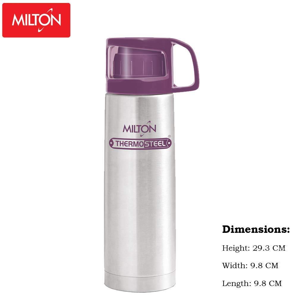 Milton Glassy Flask 750ml Vaccum Flasks- Purple – Home Decor Lo