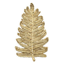 Load image into Gallery viewer, Chumbak Sara Ali Khan's Choice Lavish Leaf Gold Platter - Home Decor Lo