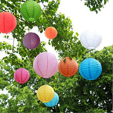 Load image into Gallery viewer, Shoppingdoor 10 inch Paper Lantern Paper lamp Shade for Decoration Hotels Home Diwali kandil Light, Multicolor : Pack of 4pcs - Home Decor Lo