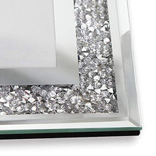 Load image into Gallery viewer, Afuly Glass Picture Frame 8x10 Silver Sparking Photo Frame for Wall Hanging and Tabletop Display - Home Decor Lo