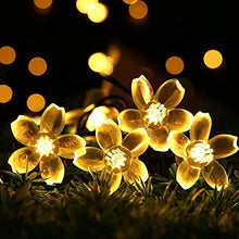 Load image into Gallery viewer, 20 Flower LED Curtain String Window Lights