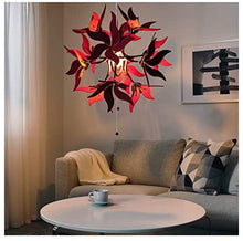 Load image into Gallery viewer, IKEA RAMSELE Pendant lamp, Flower, Dark red, 43 cm (17") - Home Decor Lo