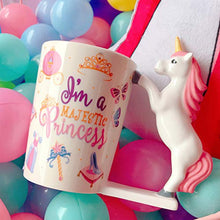 Load image into Gallery viewer, BonZeal 3D Ceramic Majestic Princess Unicorn Horse Mug Coffee Tea Mug 1 Piece 350 ml - Home Decor Lo