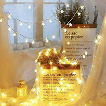Load image into Gallery viewer, CITRA 28 Led Frosted Star Pixel String Fairy Light for Home,Office, Diwali, Eid & Christmas Decoration - Warm White - Home Decor Lo