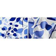 Load image into Gallery viewer, Amazon Brand - Solimo Leafy Spring 144 TC 100% Cotton Double Bedsheet with 2 Pillow Covers, Blue - Home Decor Lo