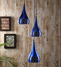 Load image into Gallery viewer, GENREE Chandelier Hanging Light, Blue