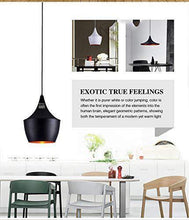 Load image into Gallery viewer, GreyWings 3 Light Cluster Industrial Shade Hanging Pendant Ceiling Lamp Fixture Tulip Cone Disc, Aluminium, Black Texture (Without Bulb) (Small) - Home Decor Lo