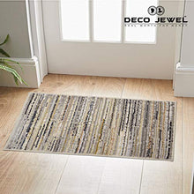Load image into Gallery viewer, OrientalWeavers TOPAZ Polyester Large Door Mat Size 45 cm X 75 cm, Ideal for Living Room, Bed Room, , Vibrant Mat, Made In Egypt, UV Treated, Machine Woven( 18 inches X 30 inches) Shrink Polyester &amp; Frieze - Home Decor Lo