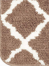 Load image into Gallery viewer, Saral Home Soft Anti Slip Microfiber Bathmat Set of 2Pc -45x70 cm, Beige - Home Decor Lo