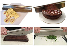 Load image into Gallery viewer, Checkered Chef Pizza Cutter Sharp Rocker Blade With Cover. Heavy Duty Stainless Steel. Best Way To Cut Pizzas And More. Dishwasher Safe. - Home Decor Lo