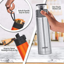 Load image into Gallery viewer, Milton Atlantis 900 Thermosteel Hot and Cold Water Bottle, 750 ml, Silver - Home Decor Lo