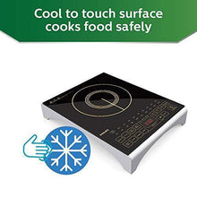 Load image into Gallery viewer, Philips Viva Collection HD4938/01 2100-Watt Induction Cooktop with Sensor Touch (Black) - Home Decor Lo