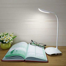 Load image into Gallery viewer, KWT Rechargeable LED Touch On/Off Switch Desk Lamp Children Eye Protection Student Study Reading Dimmer Rechargeable Led Table Lamps USB Charging Touch Dimmer, Desk Lights for Study (White)