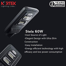 Load image into Gallery viewer, Nortek Stela 6500k 60 Watt 6000 Lumens Fully Waterproof LED Solar Chargeable Street Light with Sensor and Remote Control Function with 10 Hours Backup - Home Decor Lo