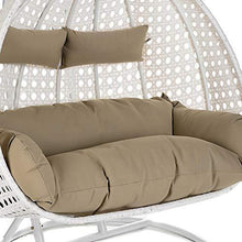 Load image into Gallery viewer, Double Swing Basket Chair with Curve Stand for Kid's and Adult - Home Decor Lo