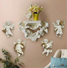Load image into Gallery viewer, DI GRAZIA 3D Ceramic Spiritual Angel Wall Decoration - Set of 4 - Home Decor Lo