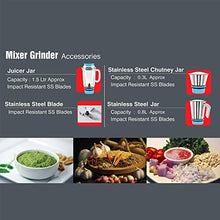 Load image into Gallery viewer, Cello Grind N Mix Ertiga 500-Watt Juicer Mixer Grinder with 3 Jars (Blue) - Home Decor Lo