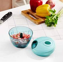 Load image into Gallery viewer, Amazon Brand - Solimo Compact Vegetable Chopper (350 ml, Green) - Home Decor Lo