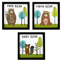 Load image into Gallery viewer, Indianara 3 Piece Set of Framed Wall Hanging Art Prints without Glass for Kids Room Decor (Multicolour, 8.7 x 8.7 Inch) - Home Decor Lo