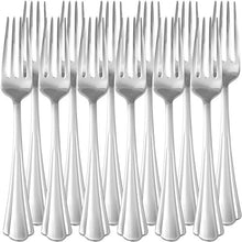 Load image into Gallery viewer, AmazonBasics Stainless Steel Dinner Forks with Scalloped Edge, Set of 12 - Home Decor Lo