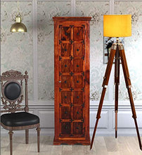 Load image into Gallery viewer, BEVERLY STUDIO Wood Tripod Floor Lamp, Yellow - Home Decor Lo
