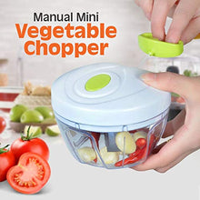 Load image into Gallery viewer, Bagonia Plastic and Steel BPA-free Food Processor with Removable Blades, 3 Cups (Green and White) - Home Decor Lo