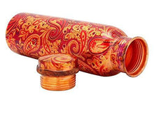 Load image into Gallery viewer, Ayurveda CopperTM| Pure Copper Modern Art Printed with Outside Lacquer Copper Water Bottle for Travelling Purpose,Gym,Yoga Ayurveda Healing |1000 ML Set of 1 - Home Decor Lo