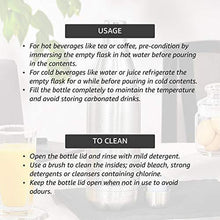 Load image into Gallery viewer, Amazon Brand - Solimo Stainless Steel Insulated Bottle, 24 Hours Hot or Cold, 1000 ml - Home Decor Lo