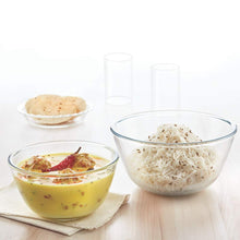Load image into Gallery viewer, Borosil IH22MB12021 Glass Mixing Bowl Set, 2-Pieces, Transparent - Home Decor Lo