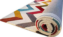 Load image into Gallery viewer, Sifa Carpet Floral Carpet (Multicolour, Wool, 5x8 Feet ) - Home Decor Lo