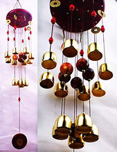 Load image into Gallery viewer, CALDIPREE Feng Shui Wind Chime for Bedroom Brass Bell Wind Chimes for Bedroom Home Positive Energy Balcony Bedroom (Brass 13 Bell) - Home Decor Lo