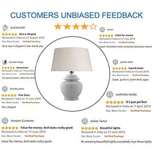 Load image into Gallery viewer, Homesake Ceramic Table Lamp with Shade, White