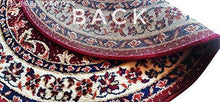 Load image into Gallery viewer, Ababeel Carpet Floral Persian Rug (Maroon, Acrylic Wool, 3 X 3 Feet) - Home Decor Lo