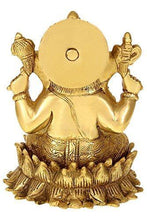 Load image into Gallery viewer, Brass Lord Ganesha 6" | Home Decor - Home Decor Lo