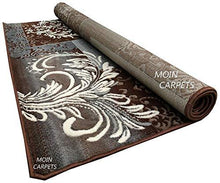 Load image into Gallery viewer, Moin Carpets for Home and Living Room Multi Colour Textured Soft and Thick Carpet 5 x 7 feet Brown and Grey - Home Decor Lo