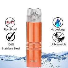 Load image into Gallery viewer, Milton Vogue 750 Stainless Steel Water Bottle, 750 ml, Orange - Home Decor Lo