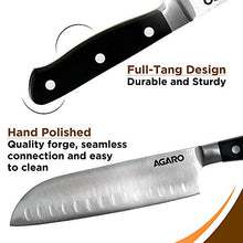 Load image into Gallery viewer, AGARO - 33407 Galaxy 9x1 Multiuse Stainless Steel Knife Set with Wooden Block (Steel) - Home Decor Lo
