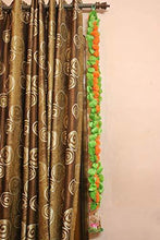 Load image into Gallery viewer, dannyboyzs Two Brothers Artificial Flowers Marigold Garland for Indian, Diwali, Housewarming and Baby Shower Decoration (5 ft, 5 Orange and 5 Yellow) -10 Garlands - Home Decor Lo