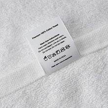Load image into Gallery viewer, Amazon Brand - Solimo 100% Cotton 2 Piece Bath Towel Set, 500 GSM (White) - Home Decor Lo