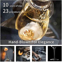 Load image into Gallery viewer, Crystalware Glass Wine Glass - 4 Pieces, Clear, 400 ml - Home Decor Lo