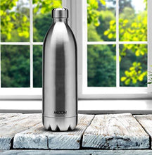 Load image into Gallery viewer, Milton Thermosteel Duo DLX 1800 Stainless Steel Water Bottle, 1.8 Liters, Silver - Home Decor Lo