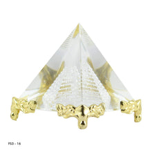 Load image into Gallery viewer, Reiki Crystal Products Vastu / Feng Shui Crystal Pyramid For Positive Energy And Vastu Correction.Good Luck & Prosperity - Home Decor Lo
