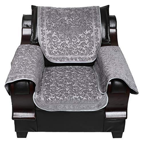 SQUATTY 12 Pieces Velvet Sofa Cover Set of Seater with Arms Set